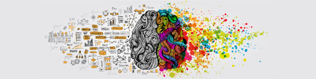  a brain half creativity, half reality science